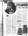 Respect Yourself-say No To Sex Article